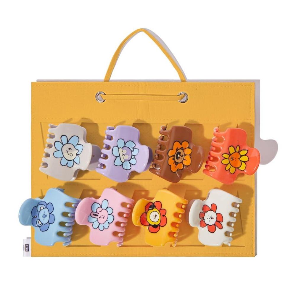 imageBT21 x Kitsch Claw Clip Organizer Stylish Hair Clip Holder for Girls SpaceSaving Storage for Hair Accessories Clips amp More Durable Hanging Design Ideal Gifts for Women Clips Not Included