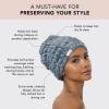 Kitsch Spa Headband for Women – Soft, Stretchy Skincare Headband for Washing Face, Makeup & Facials | Extra-Wide, Non-Slip for Beauty Routines & Self-Care | Ideal Gifts for Women – Misty Blue(MistyBlue)