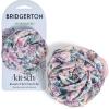 Bridgerton x Kitsch Medium Satin Rosette Flat Claw Clips for Women – Stylish Flat Hair Clips, Strong Hold for Thick & Fine Hair | Non-Slip for Secure, Comfortable All-Day Wear – Wisteria