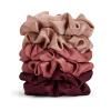 Bridgerton x Kitsch Satin Scrunchies for Women, No Snag, No Tugging, Soft & Comfortable Scrunchies for Girls, Perfect for Day or Night | Ideal Gifts for Women – Toile De Blue, 2pcs(Mulberry Spice)