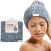 Kitsch Spa Headband for Women – Soft, Stretchy Skincare Headband for Washing Face, Makeup & Facials | Extra-Wide, Non-Slip for Beauty Routines & Self-Care | Ideal Gifts for Women – Misty Blue(MistyBlue)