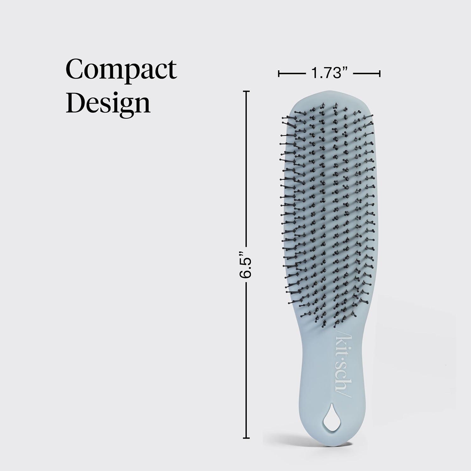 imageKitsch Scalp Renewal Brush Exfoliating amp Scalp Massager for Hair Growth Gentle Head Massage Brush to Remove Buildup Boost Circulation amp Relaxing Head Scrubber for Washing Hair Haze Blue