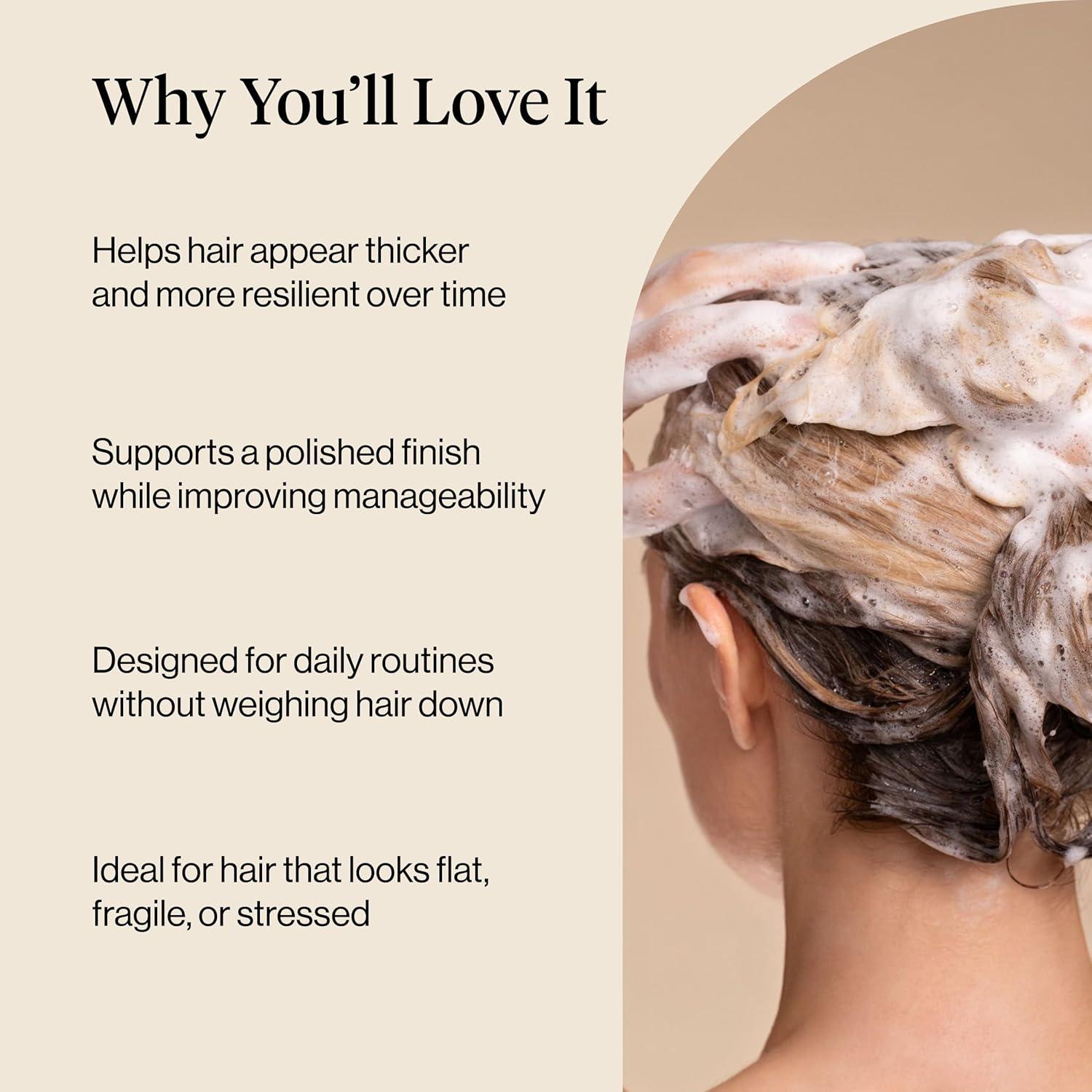 imageKitsch Strengthening Rice Water Protein Shampoo amp Conditioner Set Hair Growth amp Volumizing Hair Care for Thin Fine amp Damaged Hair Paraben Phthalates amp Silicone Free Made in USA 12 oz