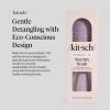 Kitsch Recycled Plastic Wet/Dry Hair Brush, Detangling Tool for Curly or Straight Styles, Brush for Tangled Strands, Flexible Hairbrush Bristles, Brushes for Women & Men, Adults & Kids – Terracotta(Soft Violet)