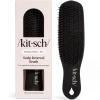 Kitsch Scalp Renewal Brush – Exfoliating & Scalp Massager for Hair Growth, Gentle Head Massage Brush to Remove Buildup, Boost Circulation & Relaxing Head Scrubber for Washing Hair – Black