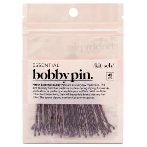 Kitsch Brown Bobby Pins – 1.87 Inches | Hair Accessories for Kids, Girls and Women | Bobby Pin Stylist Must Haves, Makeup | Ideal Gifts for Women – 45 pcs(Brown)