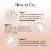 Bridgerton x Kitsch Satin-Lined Flexi Shower Caps for Women Reusable Waterproof – Large Wide Shower Cap for Women & Men, Adjustable, Stylish Hair Cap for Showers, For Long & Short Hair – Wisteria(Terracotta Checker)