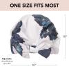 Bridgerton x Kitsch Satin-Lined Flexi Shower Caps for Women Reusable Waterproof – Large Wide Shower Cap for Women & Men, Adjustable, Stylish Hair Cap for Showers, For Long & Short Hair – Wisteria(Floral)