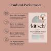 Kitsch x Bridgerton Satin Bonnet for Sleeping – Softer Than Silk Bonnet For Sleeping Women – Secure Fit, Adjustable, Night Cap For Curly & Textured Hair – Prevents Breakage & Tangles – Garden Toile(Aura)