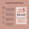 Kitsch x Bridgerton Satin Bonnet for Sleeping – Softer Than Silk Bonnet For Sleeping Women – Secure Fit, Adjustable, Night Cap For Curly & Textured Hair – Prevents Breakage & Tangles – Garden Toile(Blush)