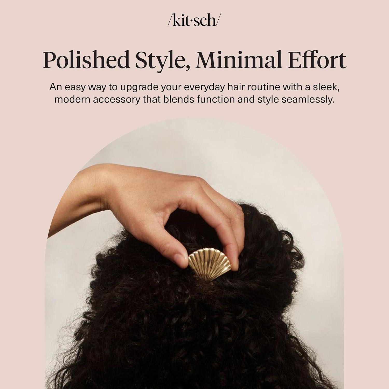 imageKitsch French Hair Pins for Women Elegant amp Durable Metal French Pin for Updos Chignon Buns amp Twist Hairstyles Secure Hold All Day Comfortable Fit Ideal Gifts for Women Clam Shell 1pcClam Shell