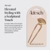 Kitsch French Hair Pins for Women – Elegant & Durable Metal French Pin for Updos, Chignon, Buns & Twist Hairstyles | Secure Hold All Day, Comfortable Fit | Ideal Gifts for Women- Clam Shell, 1pc(Clam Shell)