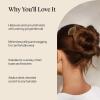 Kitsch French Hair Pins for Women – Elegant & Durable Metal French Pin for Updos, Chignon, Buns & Twist Hairstyles | Secure Hold All Day, Comfortable Fit | Ideal Gifts for Women- Clam Shell, 1pc(Clam Shell)