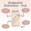 Kitsch French Hair Pins for Women – Elegant & Durable Metal French Pin for Updos, Chignon, Buns & Twist Hairstyles | Secure Hold All Day, Comfortable Fit | Ideal Gifts for Women- Clam Shell, 1pc(Silver)