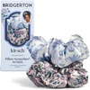 Kitsch x Star Wars R2-D2 & Stormtrooper Scrunchies for Women- Softer Than Silk Scrunchie, No Crease Hair Ties, Perfect For Day And Night Creaseless Hair Accessories | Ideal Gifts for Women – 2pcs(Toile De Blue)