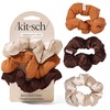 Kitsch x Star Wars R2-D2 & Stormtrooper Scrunchies for Women- Softer Than Silk Scrunchie, No Crease Hair Ties, Perfect For Day And Night Creaseless Hair Accessories | Ideal Gifts for Women – 2pcs(Sedona)